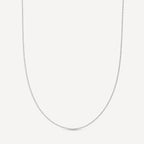 Corrente Elo 40cm em Ouro Branco 18k