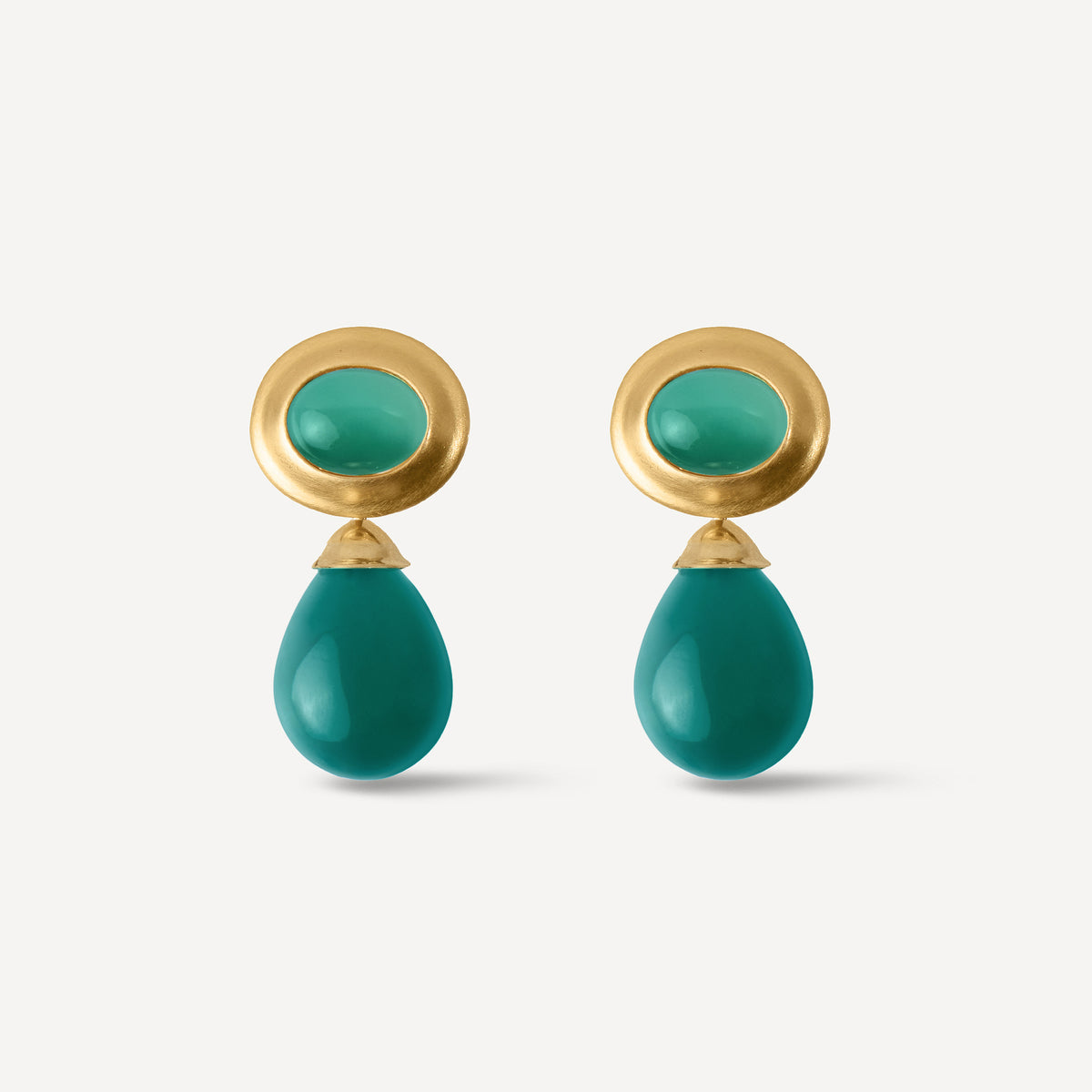Brinco Acervo em Ouro 18k e Prasiolita