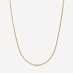Corrente Tressé 40cm em Ouro 18k