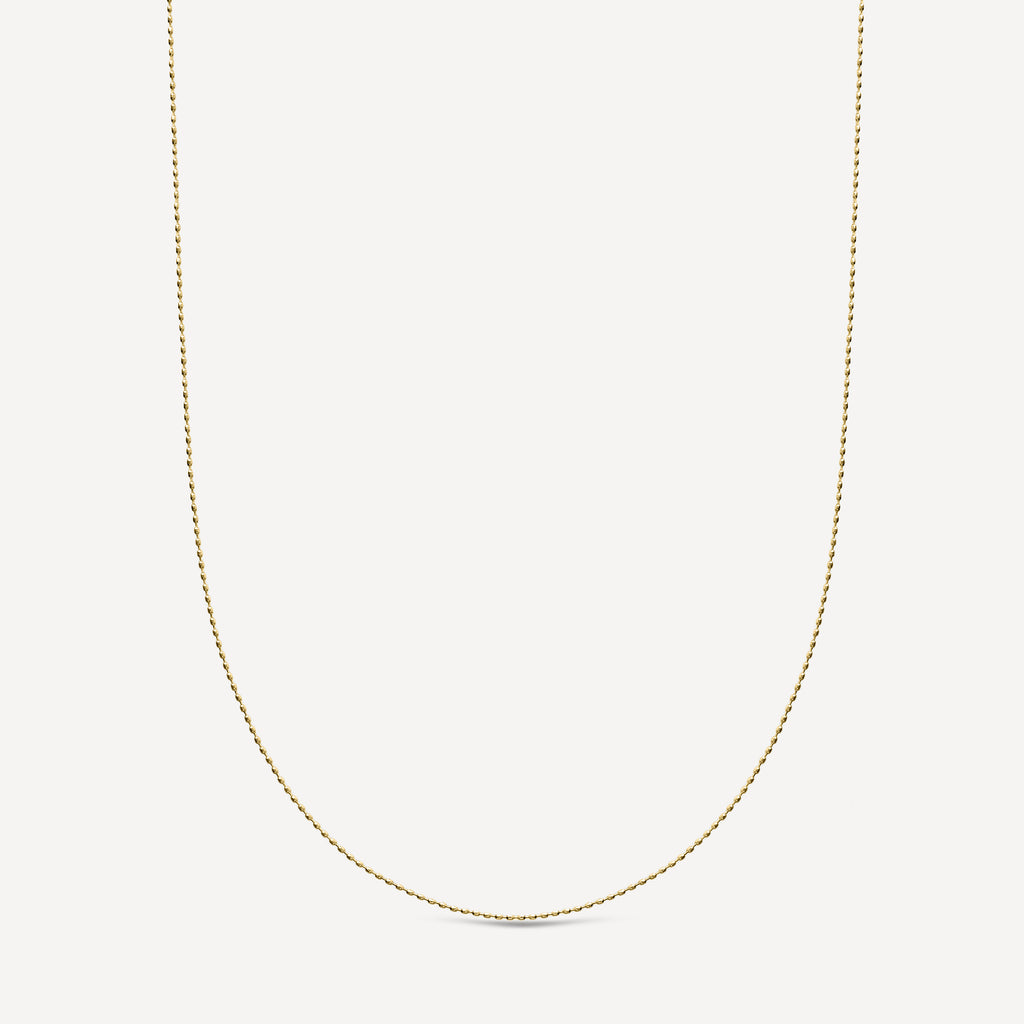 Corrente Grains 40cm em Ouro 18k