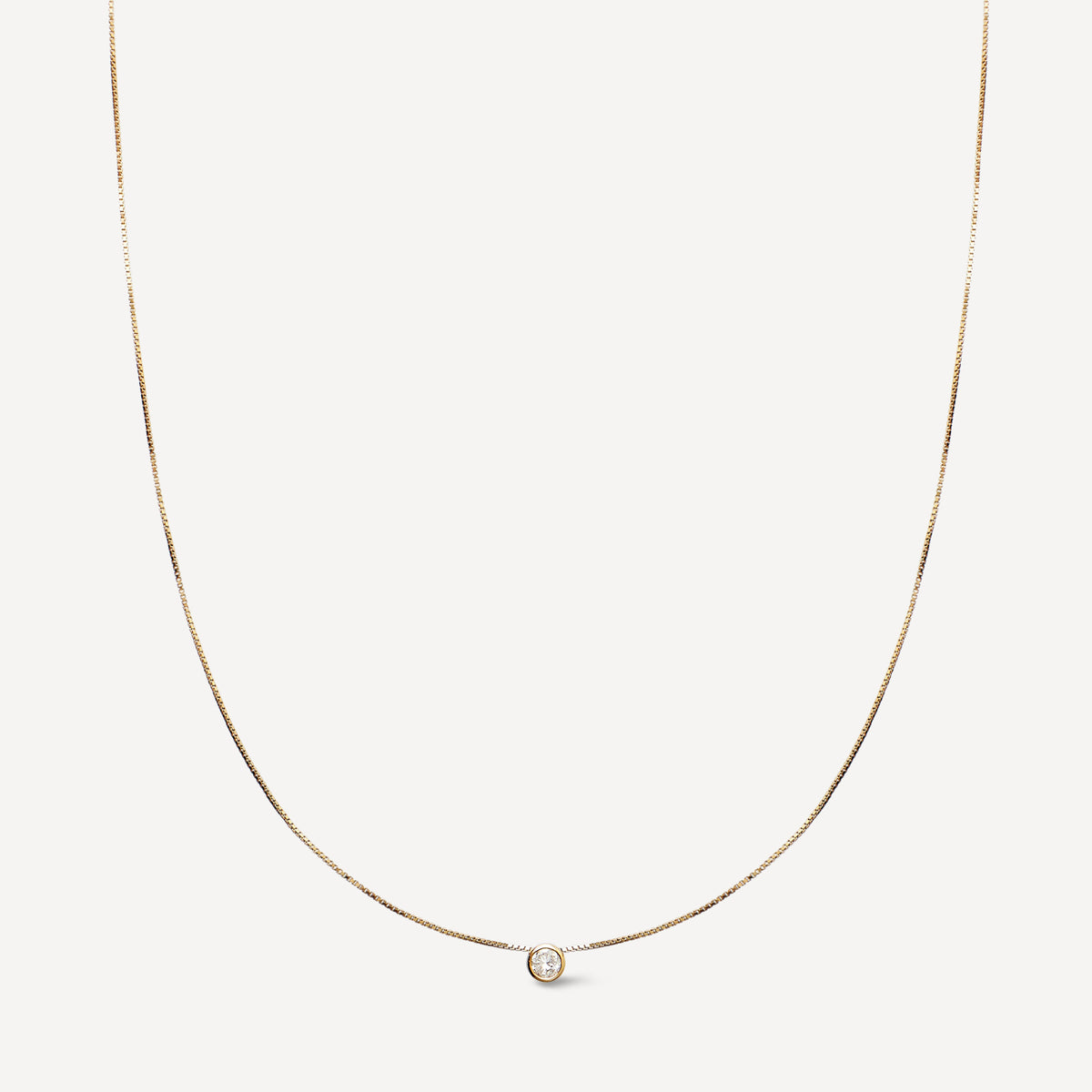 Colar Halo Diamante em Ouro 18k