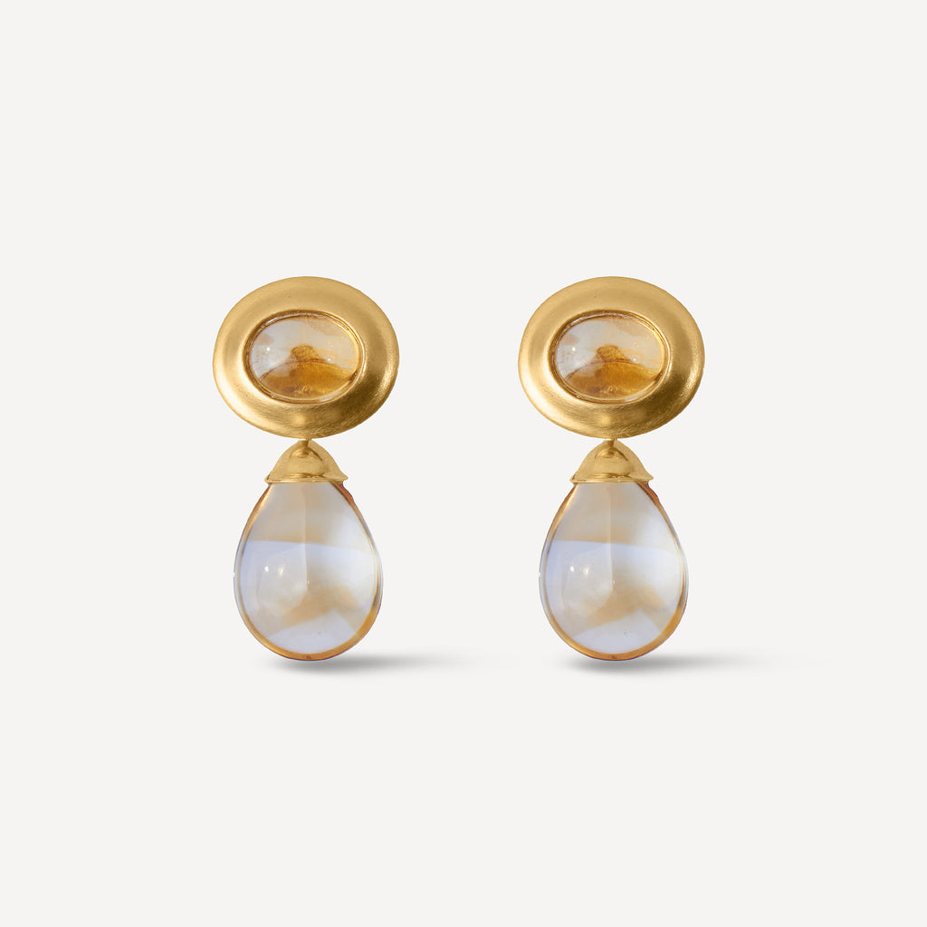 Brinco Acervo em Ouro 18k e Citrino