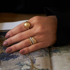 Anel Relíquia em Ouro 18k e Diamantes