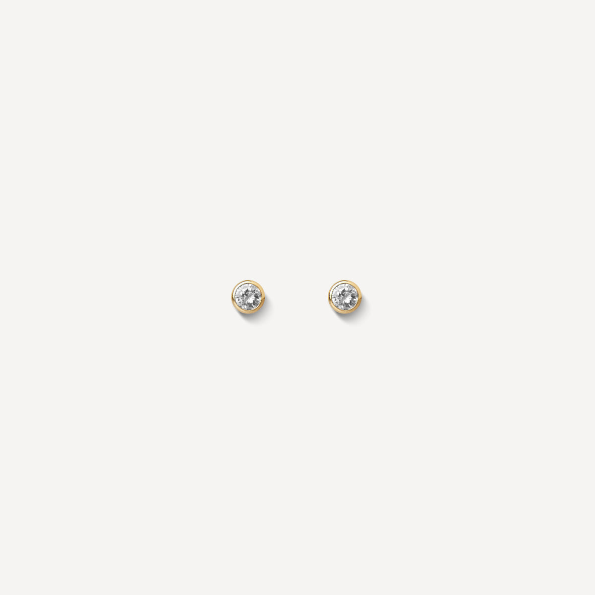 Brinco Halo Diamante em Ouro 18k