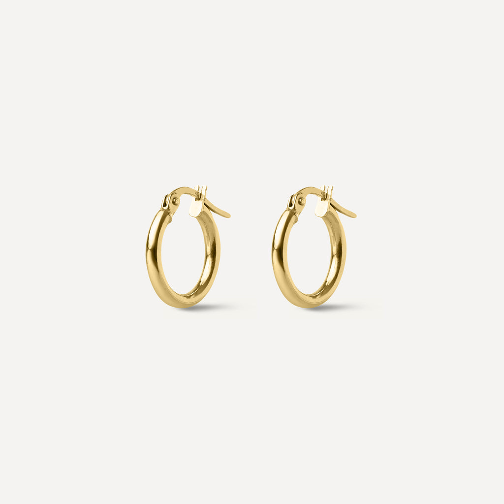 Argola Bold em Ouro 18k