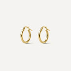 Argola Bold em Ouro 18k